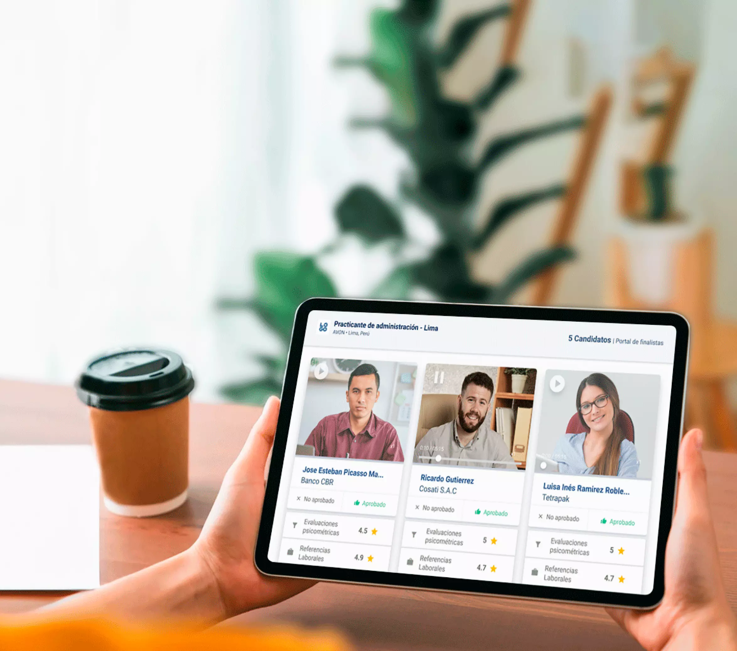 Plataforma de finalistas